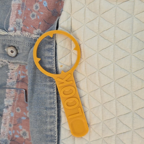 POL Bohemian Patchwork Quilted Denim Jacket Large Crochet Granny Square Trim - Picture 15 of 16